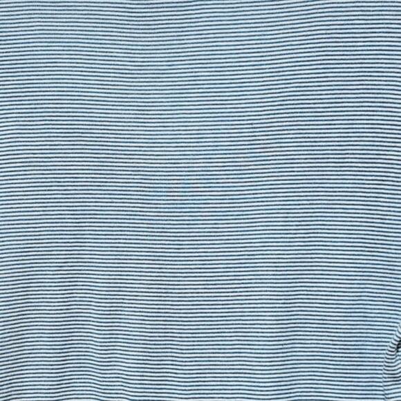 Ralph Lauren Sport Knit Top Women's Size L V-neck Blue Striped Preppy Casual - Picture 5 of 8